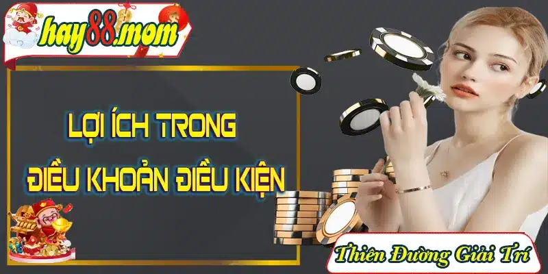 Một số lợi ích trong điều khoản và điều kiện hay88