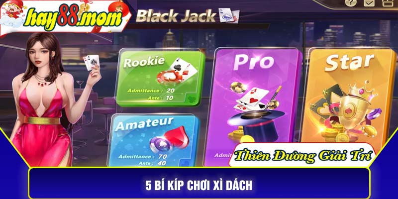 5 Bí kíp chơi xì dách tại Hay88